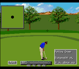 PGA European Tour (Europe) In game screenshot
